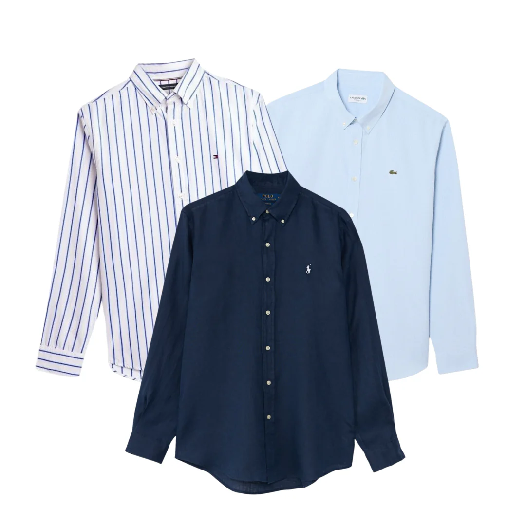JUNE DROP 25x Pieces Chemise Ralph Lauren / Lacoste / Tommy Hilfiger