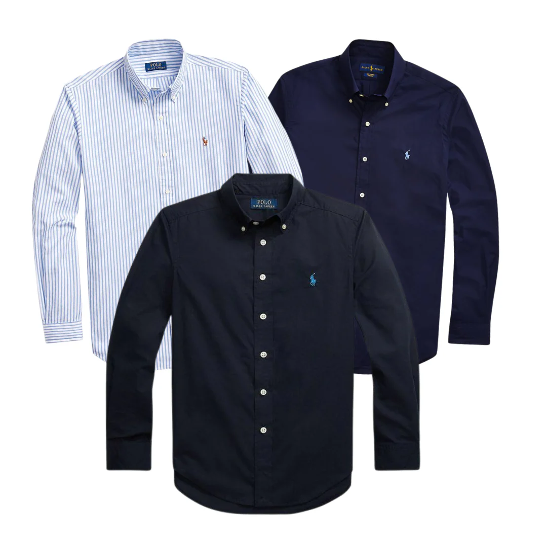 JUNE DROP 25x Pieces Chemise Ralph Lauren / Lacoste / Tommy Hilfiger - Image 2