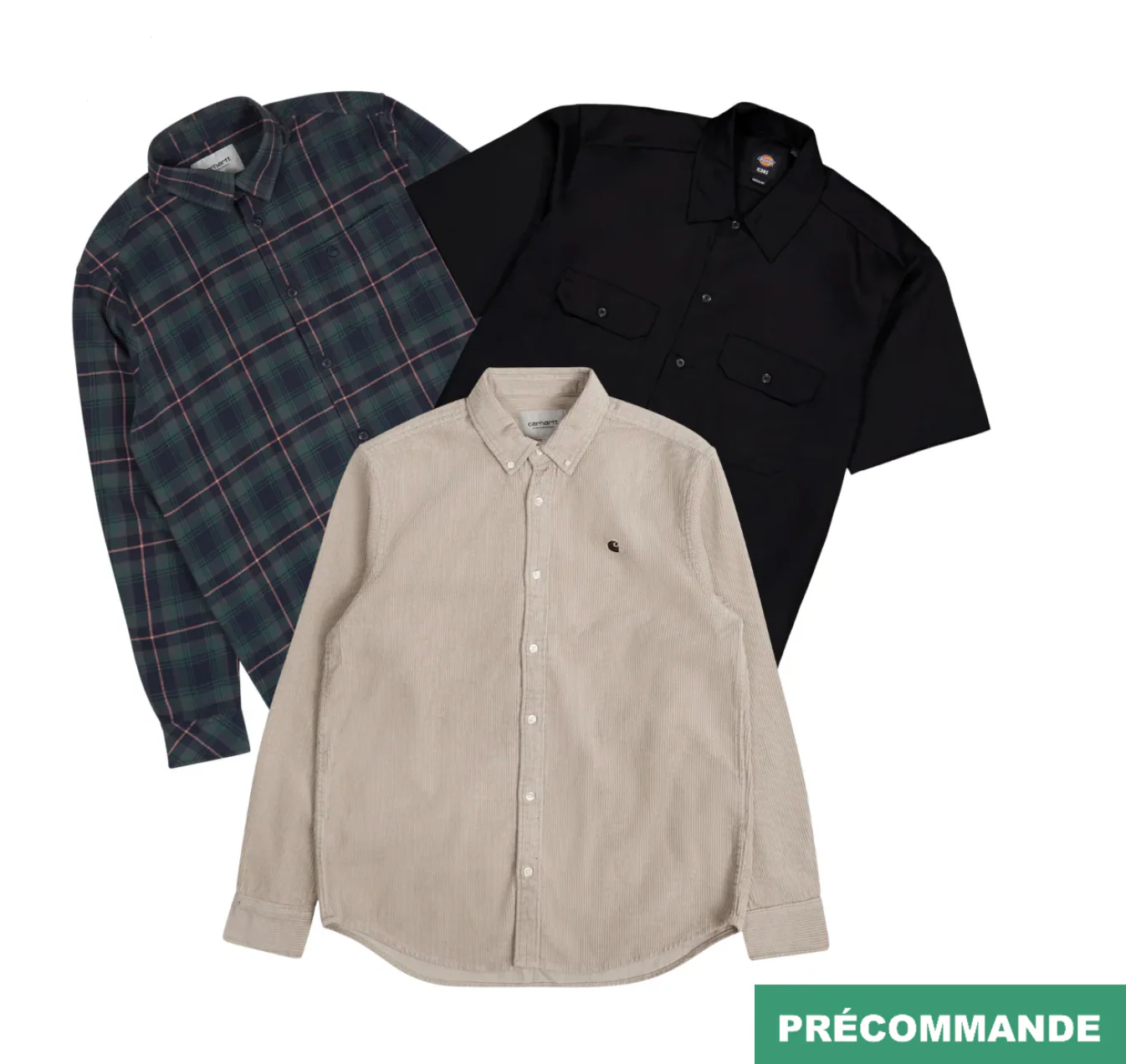 Précommande 30x Pièces Chemise Carhartt & Dickies - Image 2